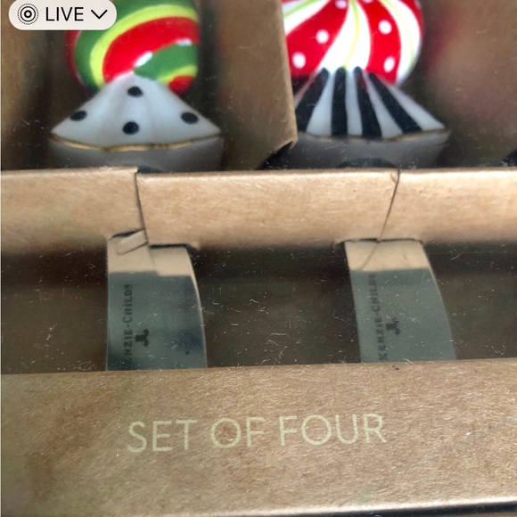 Mackenzie Childs Canapé Knife Set - Picture 3 of 4